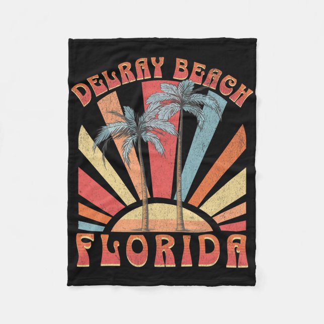Delray Beach _2  Fleece Blanket (Front)