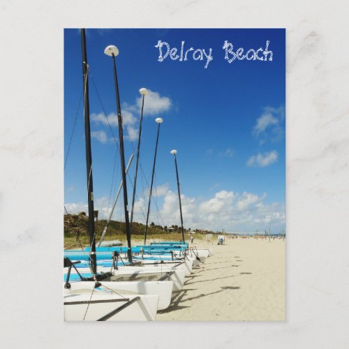 Delray Beach  Florida beach Postcard