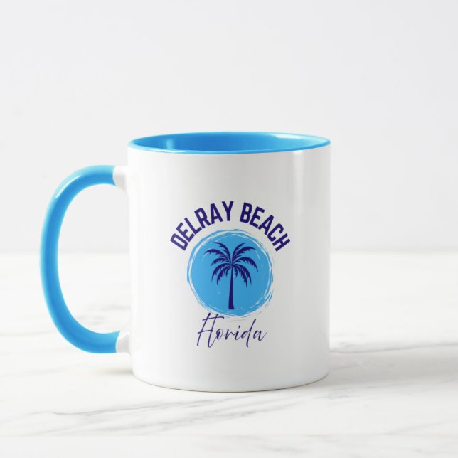Delray Beach Florida Coffee Mug (Left)
