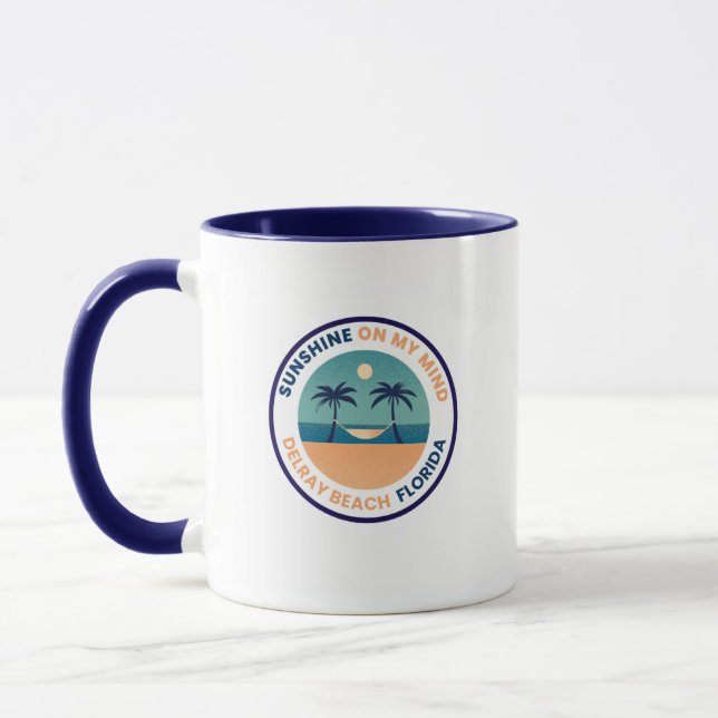 Delray Beach Florida Coffee Mug (Left)