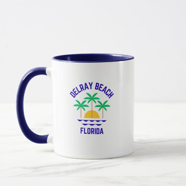 Delray Beach Florida Coffee Mug (Left)