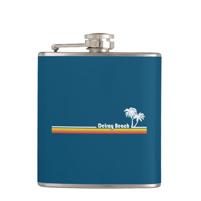 Delray Beach Florida Flask (Front)
