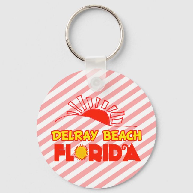 Delray Beach, Florida Keychain (Front)