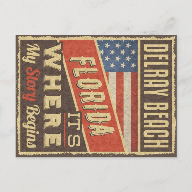 Delray Beach Florida Postcard (Front)