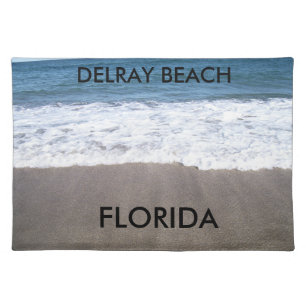Delray Beach Florida Shoreline View Placemat