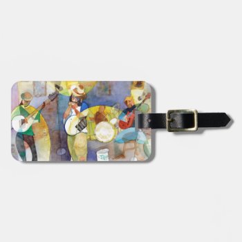 Delta Blues Music Design Luggage Tag by marcoimage at Zazzle