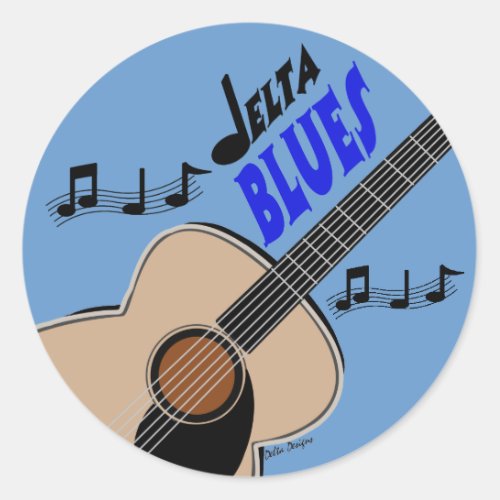 Delta Blues Sticker