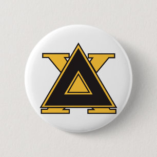 Delta Chi Badge Gold Button