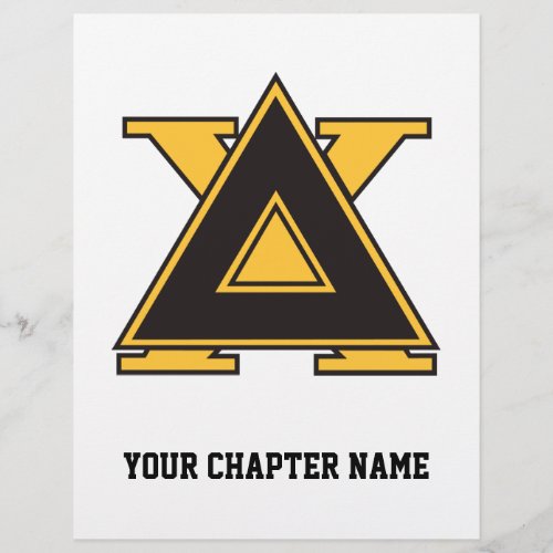 Delta Chi Badge Gold Flyer