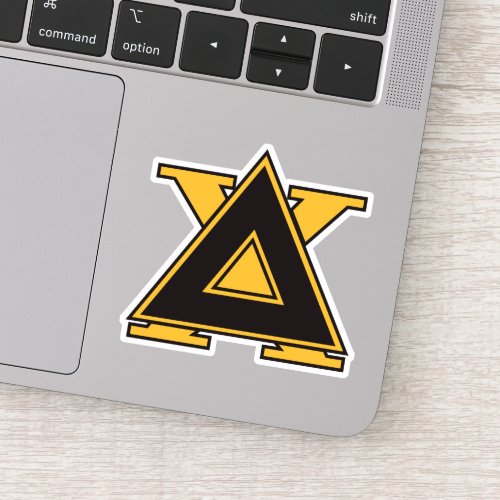 Delta Chi Badge Gold Sticker
