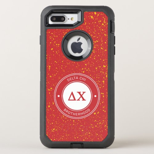 Delta Chi  Badge OtterBox Defender iPhone 8 Plus7 Plus Case