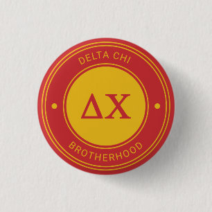 Delta Chi   Badge Pinback Button