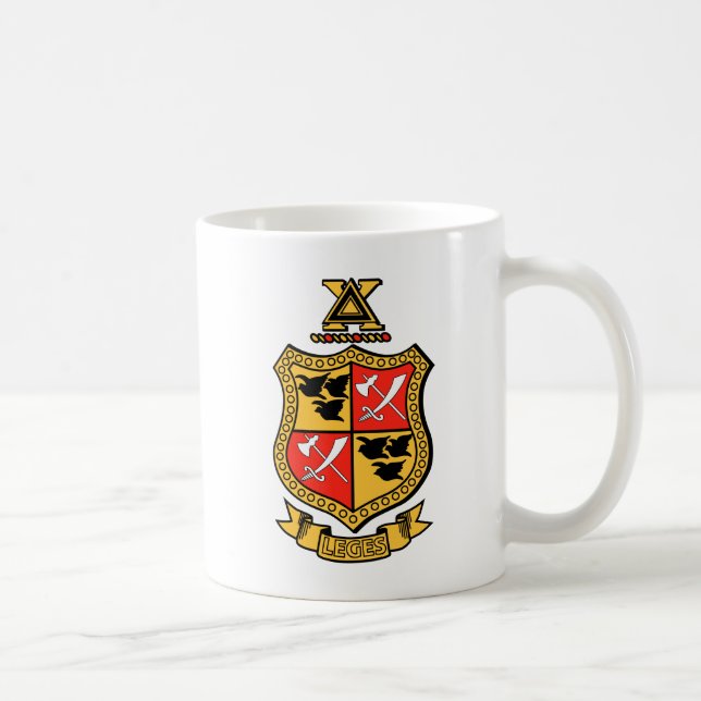 Delta Chi Coat of Arms Coffee Mug (Right)