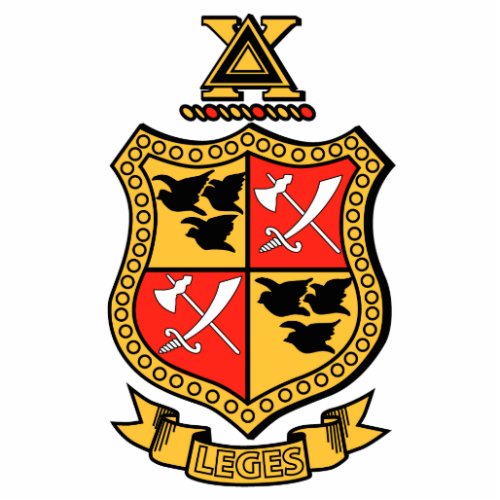 Delta Chi Coat of Arms Cutout