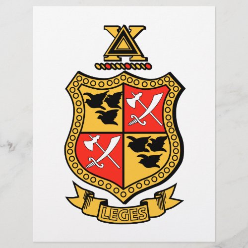 Delta Chi Coat of Arms Flyer