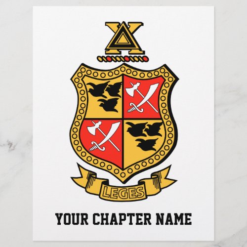 Delta Chi Coat of Arms Flyer