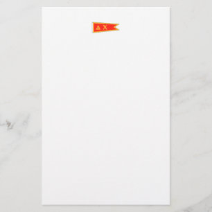 Delta Chi Flag Stationery