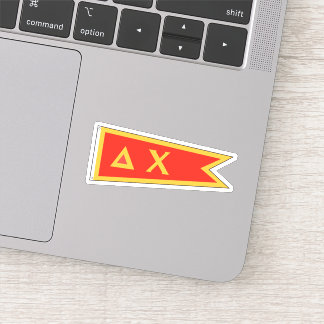Delta Chi Flag Sticker