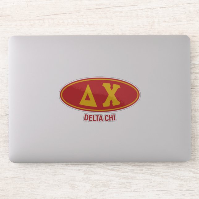 Delta Chi | Vintage Sticker (Computer)