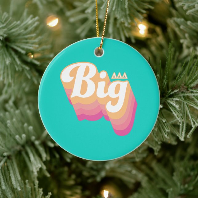 Delta Delta Delta | Big Ceramic Ornament (Tree)