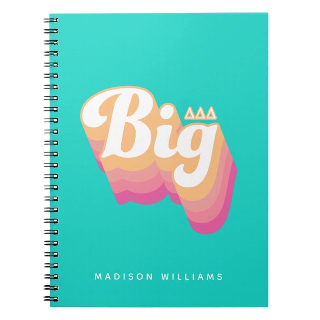 Delta Delta Delta | Big Notebook (Front)