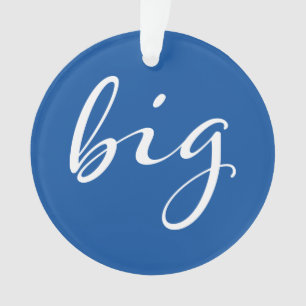 Delta Delta Delta   Big Script Ornament