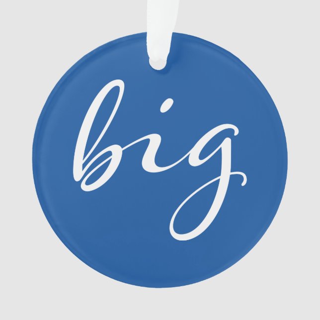 Delta Delta Delta | Big Script Ornament (Front)