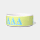 Delta Delta Delta Blue Letters Bowl<br><div class="desc">Check out these official Delta Chi designs! Personalize your own Greek merchandise on Zazzle.com! Click the Customize button to insert your own name, class year, or club to make a unique product. Try adding text using various fonts & view a preview of your design! Zazzle's easy to customize products have...</div>