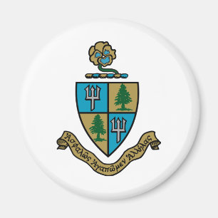 Delta Delta Delta Crest Color Magnet