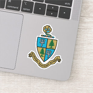 Delta Delta Delta Crest Color Sticker