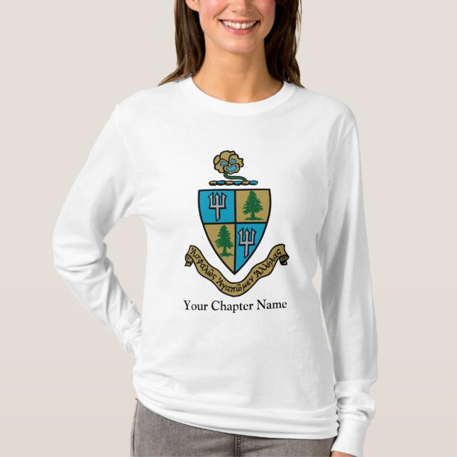Delta Delta Delta Crest Color T-Shirt (Front)