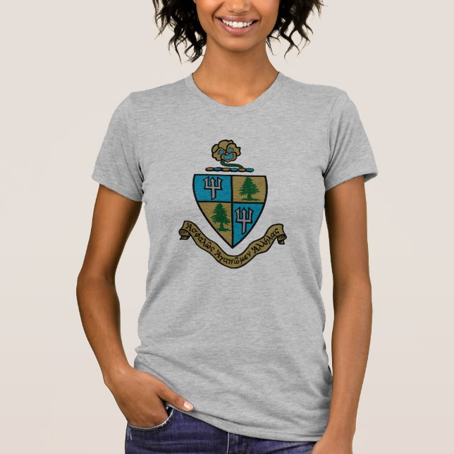 Delta Delta Delta Crest Color T-Shirt (Front)