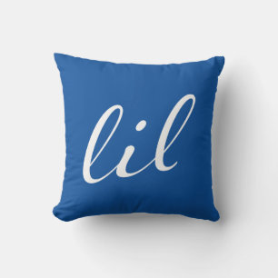 Delta Delta Delta Lil Script Throw Pillow
