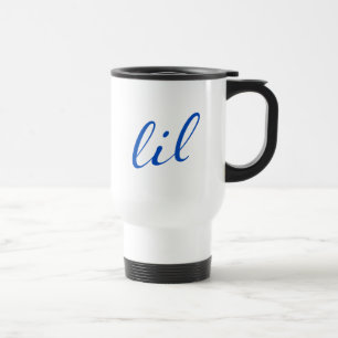 Delta Delta Delta   Lil Script Travel Mug