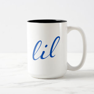 Delta Delta Delta   Lil Script Two-Tone Coffee Mug