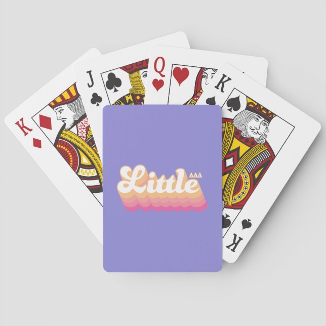 Delta Delta Delta | Little Poker Cards (Back)