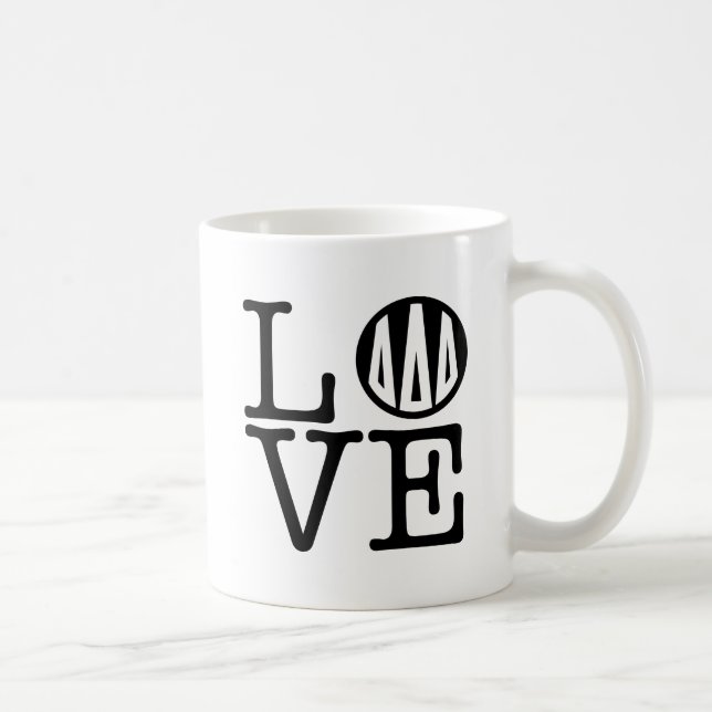 Delta Delta Delta | Love Coffee Mug (Right)