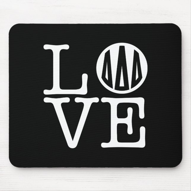 Delta Delta Delta | Love Mouse Pad (Front)
