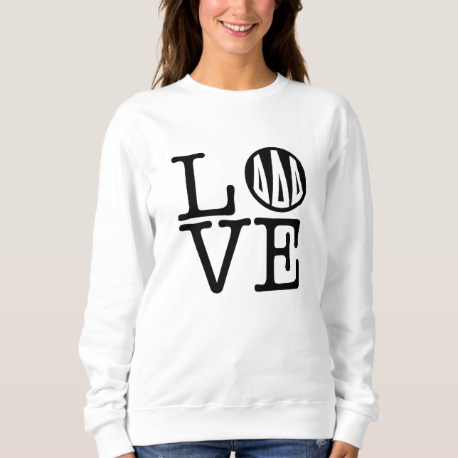 Delta Delta Delta | Love Sweatshirt (Front)