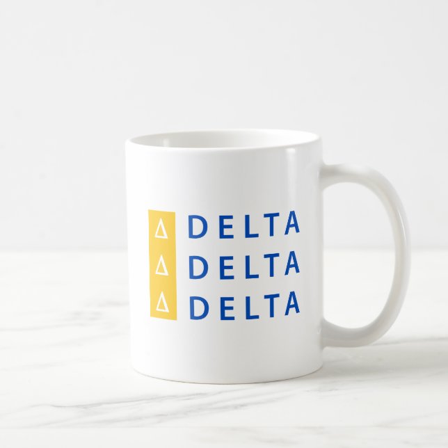 Delta Delta Delta | Stacked Coffee Mug (Right)