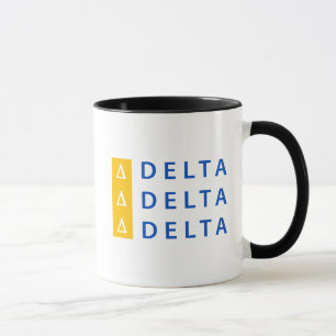 Delta Delta Delta   Stacked Mug