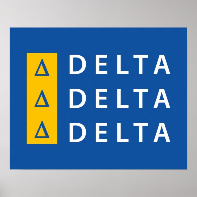 Delta Delta Delta | Stacked Poster (Front)