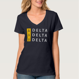 Delta Delta Delta Stacked T-Shirt