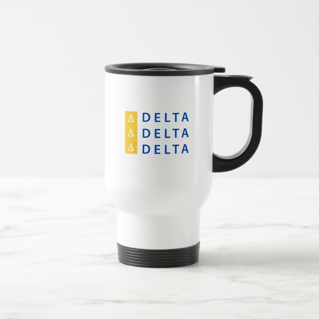 Delta Delta Delta | Stacked Travel Mug (Right)