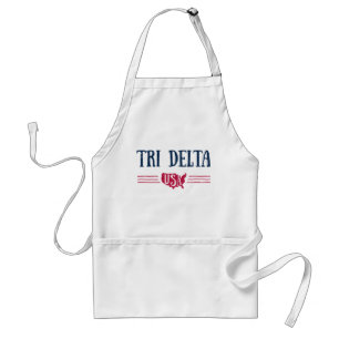 Delta Delta Delta USA Adult Apron