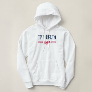 Delta Delta Delta   USA Hoodie