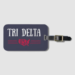 Delta Delta Delta USA Luggage Tag