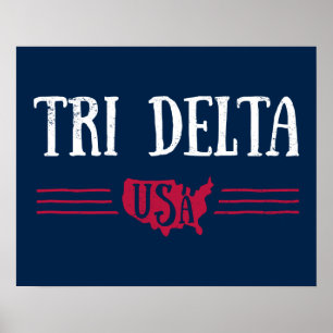 Delta Delta Delta USA Poster