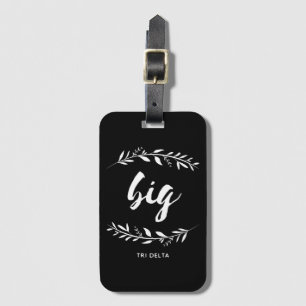 Delta Delta Dleta Big Wreath Luggage Tag