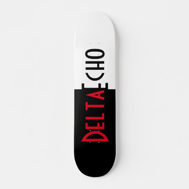 Delta, Echo Skateboard Deck (Front)